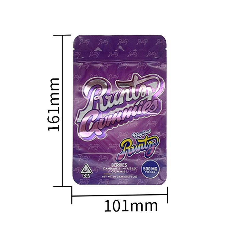Runtz Gummies Mylar Bags | 500mg